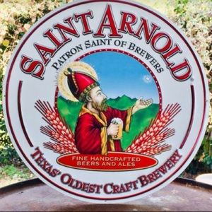 Saint Arnold Brewery Tin Beer Sign